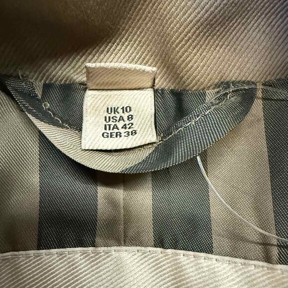 Burberry London SZ 8 Tailored 3/4 Double Breasted - Picture 2 of 8